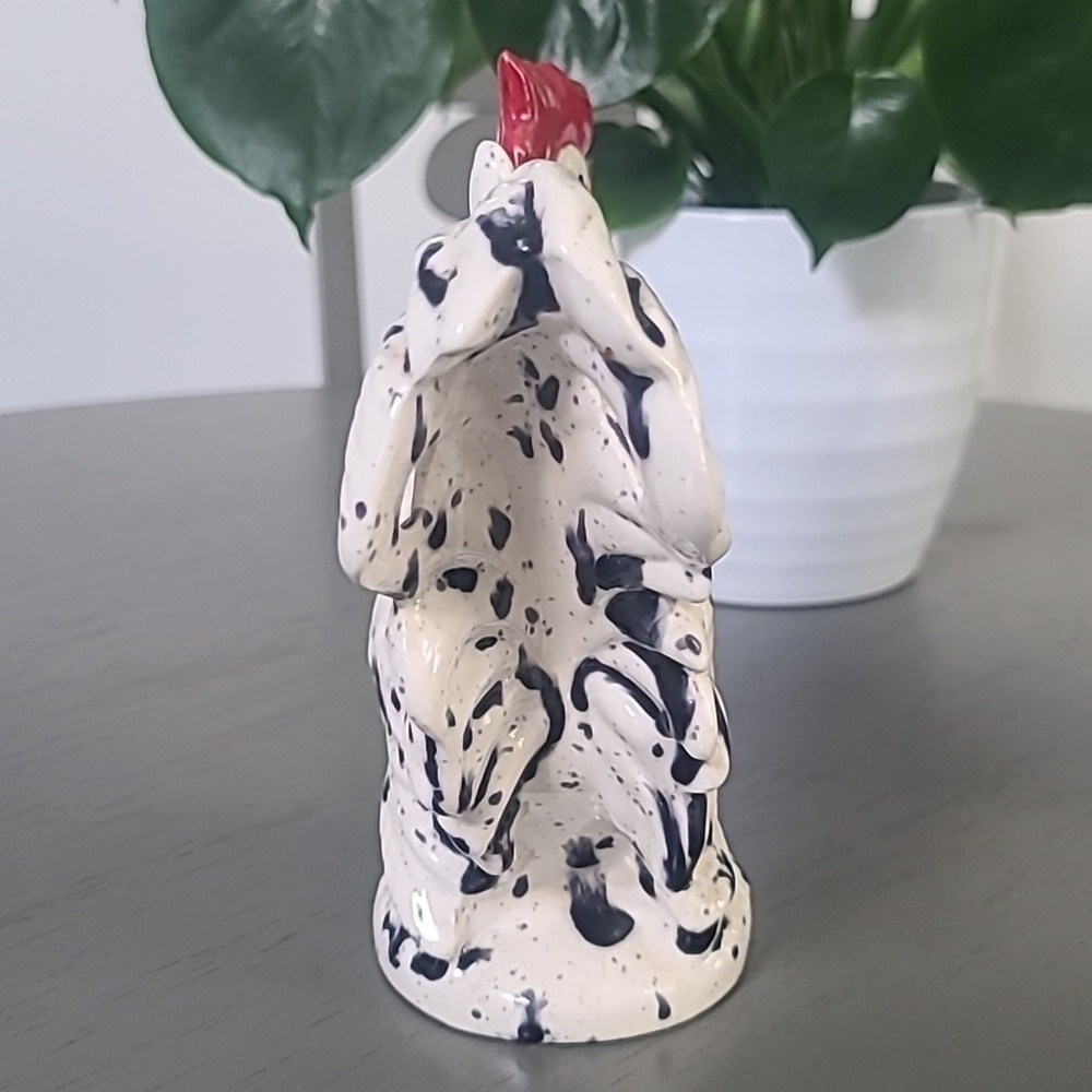 Speckled Rooster Figurines Set Of 2 - Picture 6 of 16